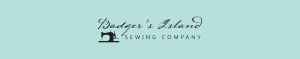 badger's island sewing company logo png